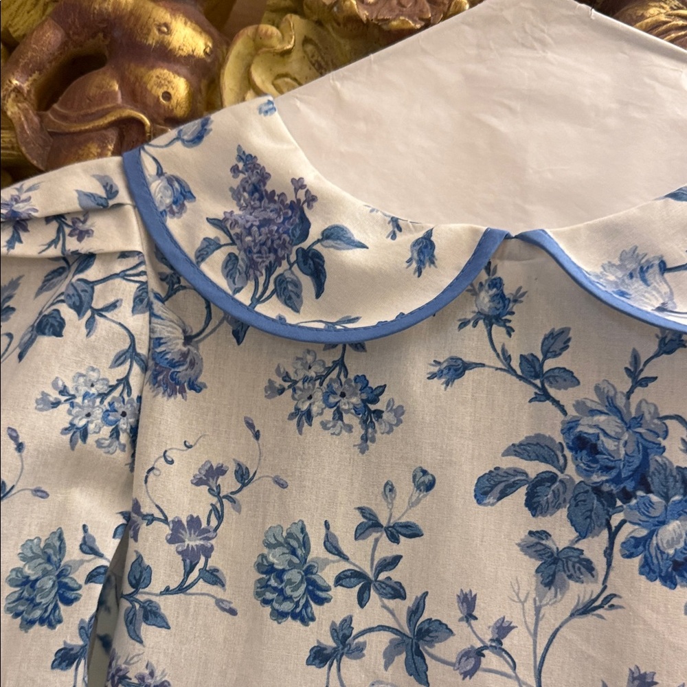 Vintage Ruth of Carolina  Blue and White Kids Dress in pristine condition - Picture 3 of 7